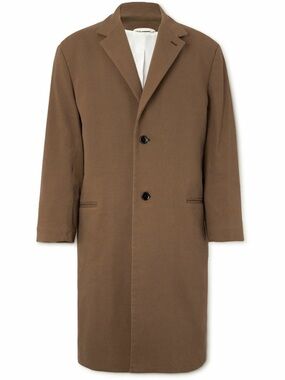Lemaire Twill Brown Overcoat Jacket